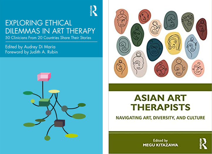 Two books about art therapy and asian arts